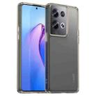For OPPO Reno8 Pro 5G India Candy Series TPU Phone Case(Transparent Grey) - 1