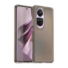 For OPPO Reno10 Pro Global Candy Series TPU Phone Case(Transparent Grey) - 1