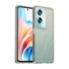 For OPPO A2 5G Candy Series TPU Phone Case(Transparent Grey) - 1