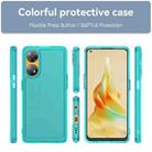 For OPPO Reno8 T 4G Candy Series TPU Phone Case(Transparent Blue) - 2