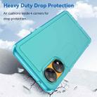 For OPPO Reno8 T 4G Candy Series TPU Phone Case(Transparent Blue) - 3