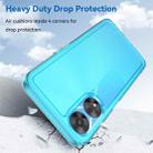 For OPPO A1x Candy Series TPU Phone Case(Transparent Blue) - 3