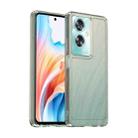 For OPPO A1s 5G Candy Series TPU Phone Case(Transparent Grey) - 1