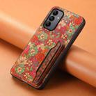 For Samsung Galaxy A05s Card Slot Holder Phone Case(Summer Red) - 2