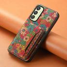 For Samsung Galaxy A25 Card Slot Holder Phone Case(Spring Green) - 2