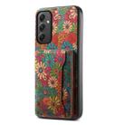 For Samsung Galaxy A35 Card Slot Holder Phone Case(Spring Green) - 1