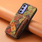 For Samsung Galaxy A55 Card Slot Holder Phone Case(Autumn Yellow) - 2
