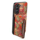 For Samsung Galaxy S23 5G Card Slot Holder Phone Case(Summer Red) - 3