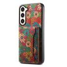 For Samsung Galaxy S23+ 5G Card Slot Holder Phone Case(Spring Green) - 1
