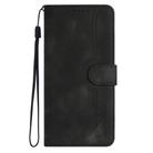 For vivo iQOO Z9s / V40e India Heart Pattern Skin Feel Leather Phone Case(Black) - 2