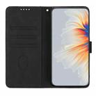 For vivo Y19s Global Heart Pattern Skin Feel Leather Phone Case(Black) - 3