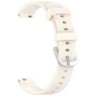 12mm Universal Solid Color Silver Buckle Silicone Watch Band(Starlight) - 1