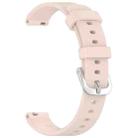 12mm Universal Solid Color Silver Buckle Silicone Watch Band(Light Pink) - 1