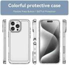 For iPhone 16 Pro Max Candy Series TPU Phone Case(Transparent) - 2