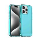 For iPhone 16 Pro Candy Series TPU Phone Case(Transparent Blue) - 1