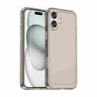 For iPhone 16 Plus Candy Series TPU Phone Case(Transparent Grey) - 1