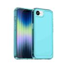 For iPhone SE 2024 Candy Series TPU Phone Case(Transparent Blue) - 1
