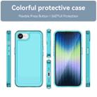 For iPhone SE 2024 Candy Series TPU Phone Case(Transparent Blue) - 2