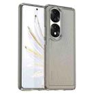 For Honor 70 Pro 5G Candy Series TPU Phone Case(Transparent Grey) - 1