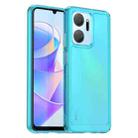 For Honor Play 40 Plus Candy Series TPU Phone Case(Transparent Blue) - 1