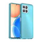 For Honor 70 Lite Candy Series TPU Phone Case(Transparent Blue) - 1