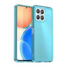 For Honor X8 5G Candy Series TPU Phone Case(Transparent Blue) - 1