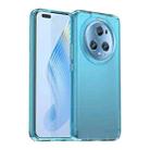 For Honor Magic5 Pro Candy Series TPU Phone Case(Transparent Blue) - 1