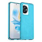 For Honor 100 Candy Series TPU Phone Case(Transparent Blue) - 1