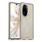 For Honor 100 Pro Candy Series TPU Phone Case(Transparent Grey) - 1