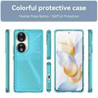 For Honor 90 Candy Series TPU Phone Case(Transparent Blue) - 2