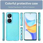 For Honor X7b 4G Candy Series TPU Phone Case(Transparent Blue) - 2