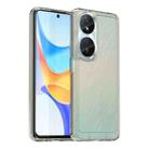 For Honor X7b 5G Candy Series TPU Phone Case(Transparent Grey) - 1