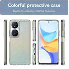 For Honor 90 Smart Candy Series TPU Phone Case(Transparent Grey) - 2
