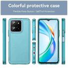 For Honor X5b Candy Series TPU Phone Case(Transparent Blue) - 2