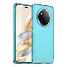 For Honor Magic7 Lite Candy Series TPU Phone Case(Transparent Blue) - 1