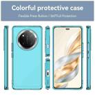 For Honor Magic7 Lite Candy Series TPU Phone Case(Transparent Blue) - 2