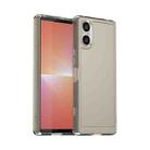 For Sony Xperia 5 V Candy Series TPU Phone Case(Transparent Grey) - 1