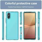 For Sony Xperia 10 VI Candy Series TPU Phone Case(Transparent Blue) - 2