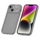 For iPhone 14 Plus Aromatherapy Liquid Silicone Phone Case(Grey) - 1