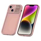 For iPhone 14 Plus Aromatherapy Liquid Silicone Phone Case(Pink) - 1