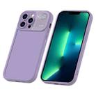 For iPhone 13 Pro Max Aromatherapy Liquid Silicone Phone Case(Purple) - 1