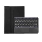 For vivo Pad5 Pro 13 inch Bluetooth Keyboard TPU Leather Tablet Case with Holder & Touchpad(Black) - 2