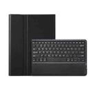 For vivo Pad3 Pro 13 inch  AV14 Bluetooth Keyboard TPU Leather Tablet Case with Holder(Black) - 1