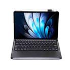 For vivo Pad5 Pro 13 inch Bluetooth Keyboard TPU Leather Tablet Case with Holder(Black) - 3