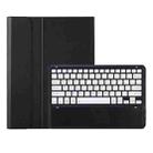 For vivo Pad SE 12.3 Bluetooth Keyboard TPU Leather Tablet Case with Holder(Black White) - 2
