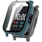 For Xiaomi Haylou Watch 2 LS02 PC + Tempered Film Integrated Watch Protective Case(Pine Green) - 1