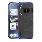 For Nothing Phone 2a GKK Three Stage Splicing Full Coverage PC Phone Case(Black Blue) - 1