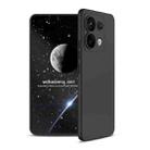 For Xiaomi Redmi Note 13 Pro 5G GKK Three Stage Splicing Full Coverage PC Phone Case(Black) - 1