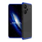 For Xiaomi Redmi Note 13 Pro+ 5G GKK Three Stage Splicing Full Coverage PC Phone Case(Black Blue) - 1