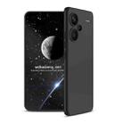 For Xiaomi Redmi Note 13 Pro+ 5G GKK Three Stage Splicing Full Coverage PC Phone Case(Black) - 1